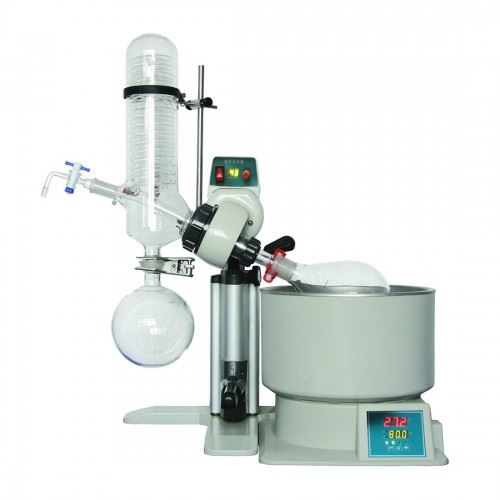 0.5~2L Rotary evaporator with water bath, digital display, 20~195rpm
