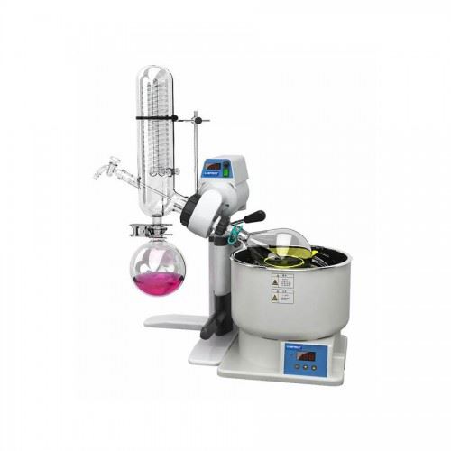 1L Rotary Evaporator, Rotovap, Digital display, Slide & Manual lifting