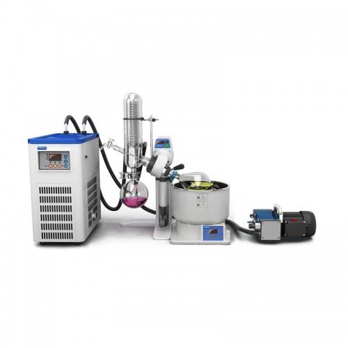 1L Rotary Evaporator, Rotovap, Digital display, Slide & Manual lifting