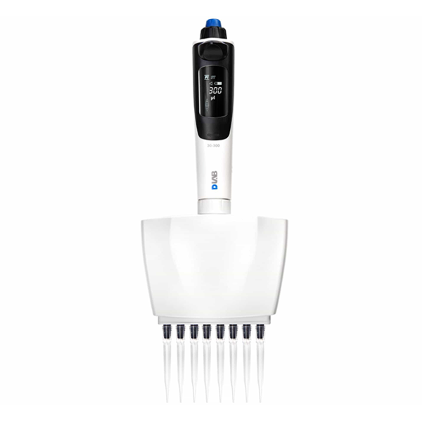 DLAB dPette⁺ 8 Kanallı Elektronik Pipet Dijital Ekranlı (10-100 µL)