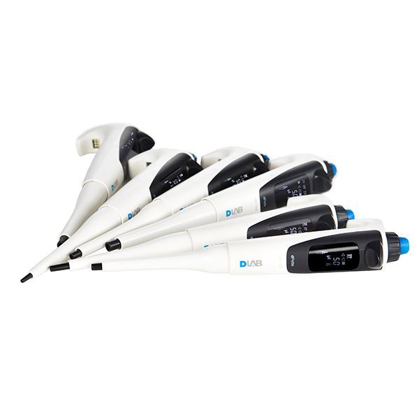 DLAB dPette⁺ Multi Fonksiyonel Otomatik Pipet Elektronik Dijital Ekranlı (30-300 µL)