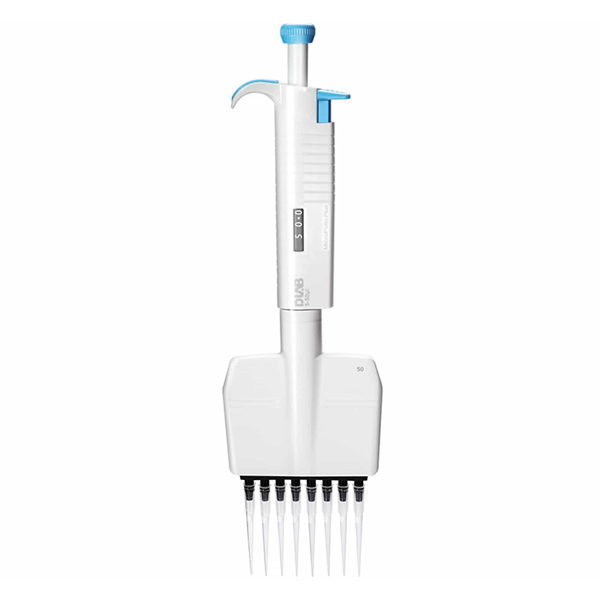 DLAB MicroPette Plus 8 Kanallı Ayarlanabilir Otomatik Pipet 5-50 μl - 7030303006