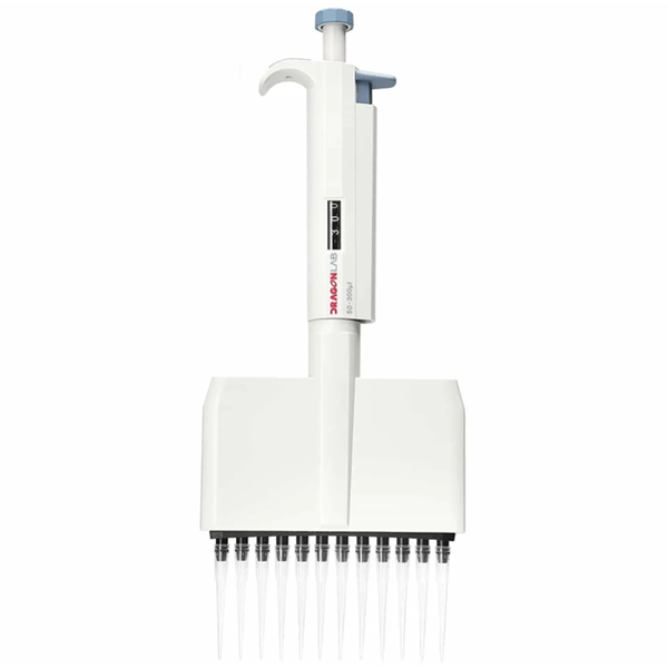 DLAB TopPette Ayarlanabilir Oniki Kanallı Otomatik Pipet 0.5-10 μL