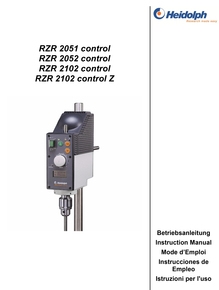 HEIDOLPH RZR 1 MEKANİK KARIŞTIRICI